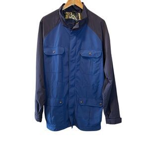 MENS VOLCOM Blue Mid Weight Zip Up Jacket Coat XL